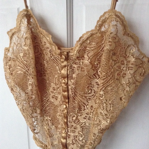 🔴SOLD🔴lingerie CACIQUE Bodysuit Nightie - Picture 3 of 5